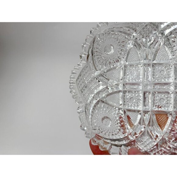 Early American Pressed Glass (EAPG) Vintage Sawtooth Edge Catchall Classic Bowl - Picture 10 of 10